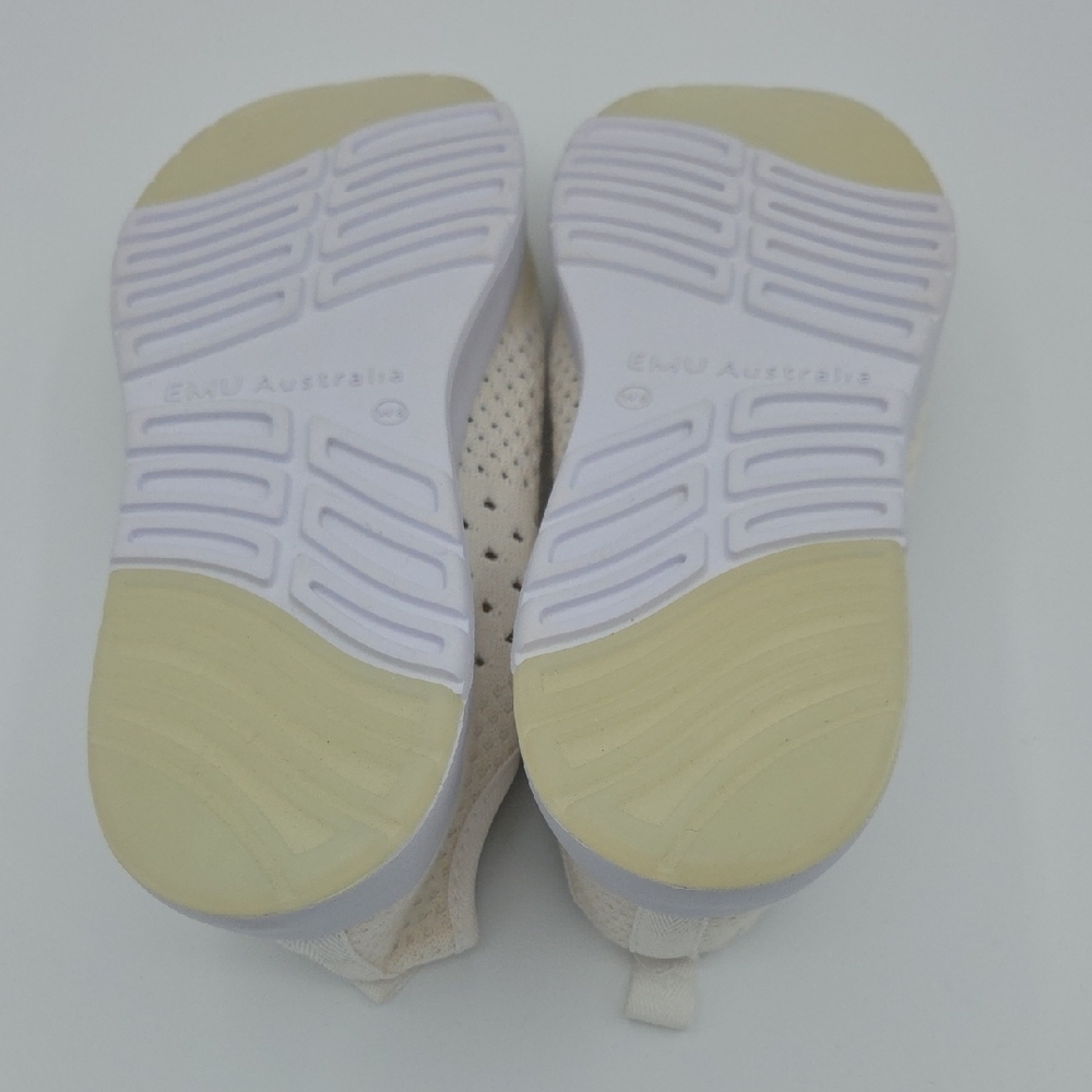 Emu Australia Miki Women's sneaker shoes - Cream and White Sz 8W - Picture 4 of 5